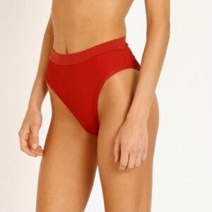 L*Space French Bottom Bit Red Swim L